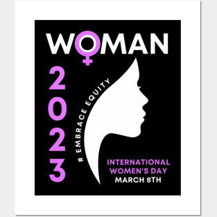 Womens Embrace Equity International Womens Day 2023 Posters and Art